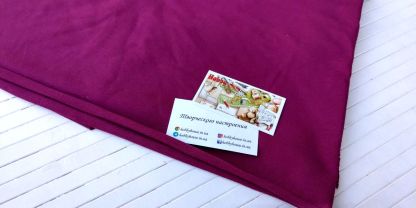 стрейч- футер 2-нитка ягідний арт. 2936 - Зображення 2