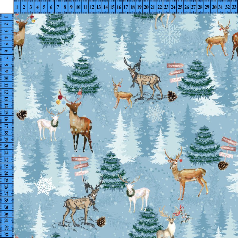 Футер 2-нитка "Північний олень", арт 2898 - Зображення 2