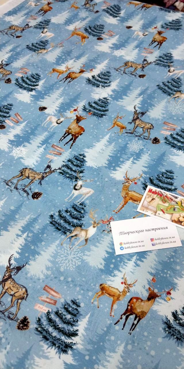 Футер 2-нитка "Північний олень", арт 2898 - Зображення 7