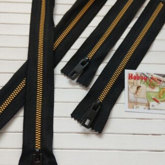 Молния трактор Барышевка черная с желтым зубом 80 см арт. 2877