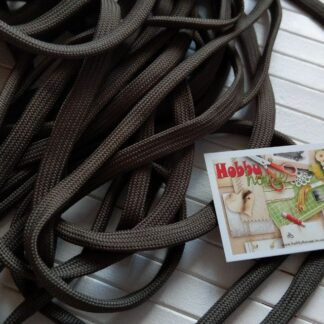 Шнур плоский хаки шир 1 см, арт 2889