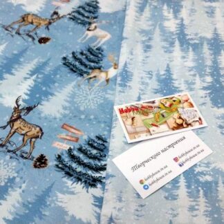 Футер 2-нитка "Зимній ліс", арт 2897