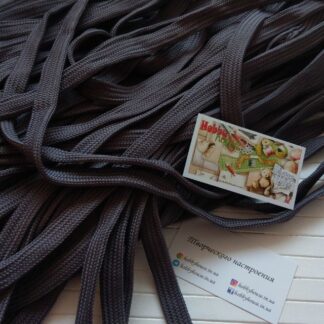 Шнур т.серый 1,5 см арт. 2908