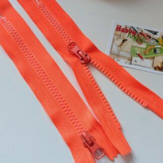 Блискавка трактор 18 см оранжевий неон, 2959