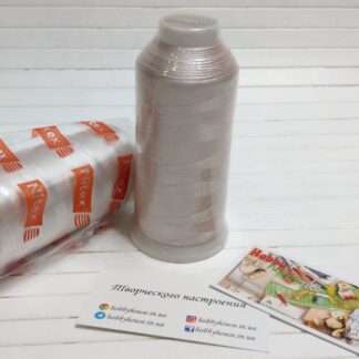 Нитки вишивальні 100% PE 120/2 кол. 11-2511 рожевий світлий, арт 3167