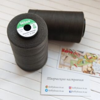 Нитки для шиття Nitex 4000 ярдів, 40/2  237 хакі арт. 2996