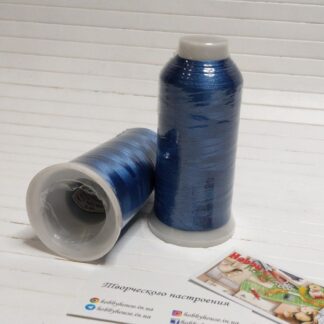 Нитки вишивальні 100% PE 120/2 кол. 260 синій світлий, арт 3210