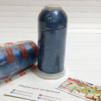 Нитки вишивальні 100% PE 120/2 кол. 280 синій світлий, арт 3211