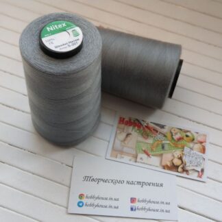 Нитки для шиття Nitex 4000 ярдів, 307 сірий , 40/2 арт. 3130