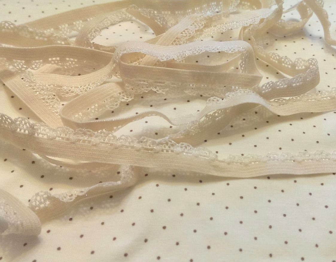 Резинка ажурная молоко арт. 2968