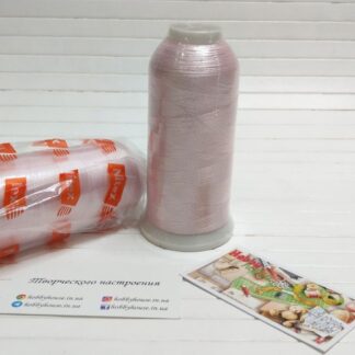 Нитки вишивальні 100% PE 120/2 кол.512 рожевий светлый, арт 3226