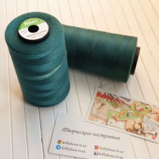 Нитки для шиття Nitex 4000 ярдів, 830 зелений темний, 40/2 арт. 3007