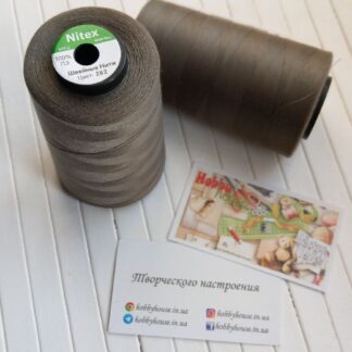 Нитки для шиття Nitex 4000 ярдів, 282 хакі, 40/2 арт. 3035