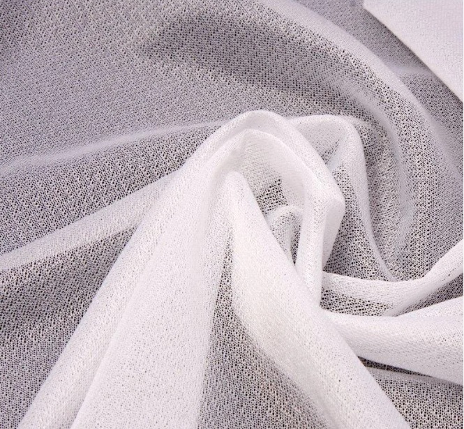 Дублерін еластичний білий ширина 150 см щ. 40г/м Danelli D2LP35 , арт 3270