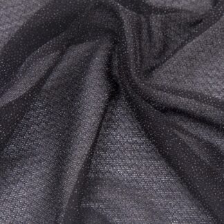 Дублерін эластичний чорний ширина 150 см пл 42г/м Danelli D3LP42 , арт 3271