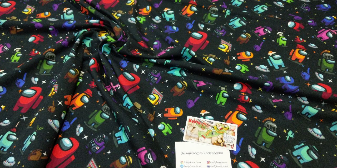 Стрейч-футер 2-нитка among us щ. 250, арт 3315 - Зображення 3