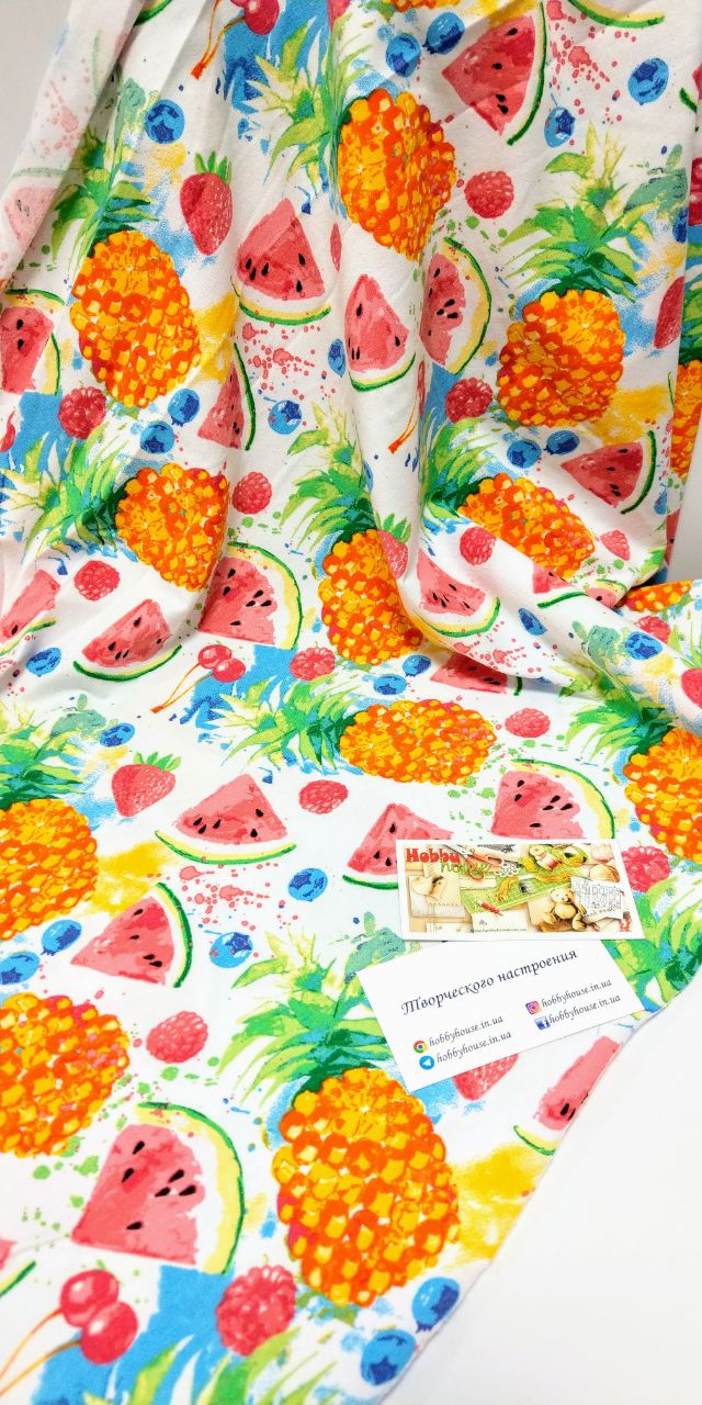 Стрейч-кулір "Фрукти", арт 3308