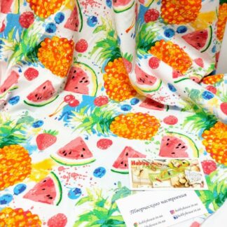 Стрейч-кулір "Фрукти", арт 3308