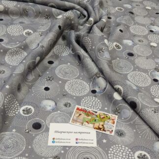 Футер 3-нитка начіс кола на сірому щ. 315, арт 3314