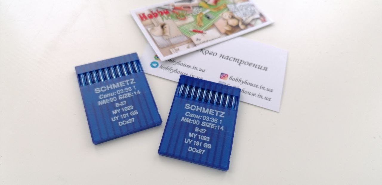 Голка промислова B-27 10*90 для оверлока арт. 3356