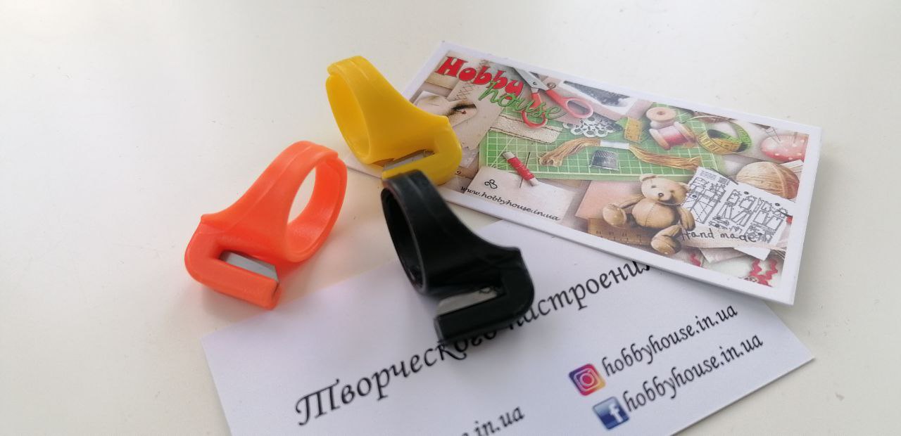 Кільце з ножем для обрізання ниток арт. 3361 - Зображення 2