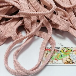 Шнур плоский пудра 1,5 см арт. 3317