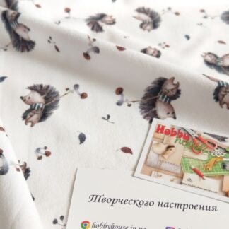 Стрейч-кулір "Їжак у тумані", арт 3381