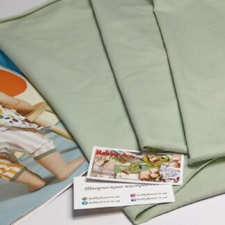 Стрейч-футер 2-нитка фісташка 180 см арт. 3403