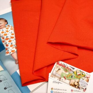 Стрейч-футер 2-нитка помаранчевий 180 см арт. 3410
