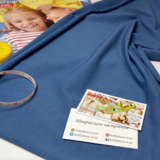 Стрейч-кулір індіго, арт 3415