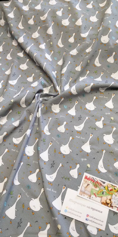 Стрейч-кулір "Гуси", арт 3424 - Зображення 2