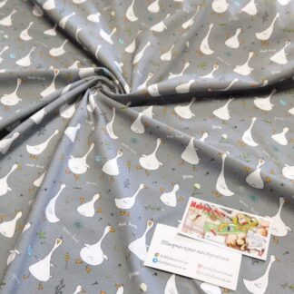 Стрейч-кулір "Гуси", арт 3424