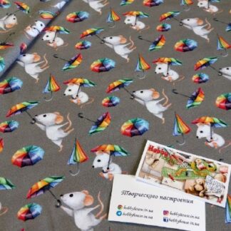 Стрейч-кулір "Миші", арт 3427