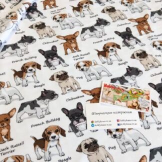 Стрейч-кулір "Цуценята" , арт 3428