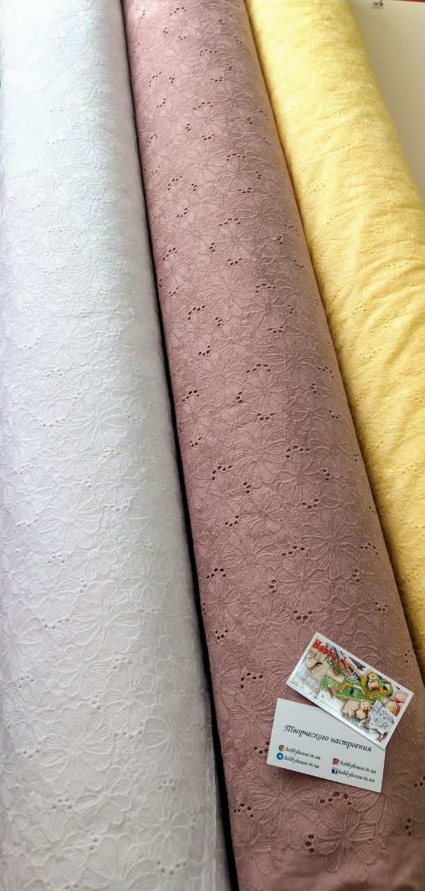 Прошва капучіно 100% бавовна арт. 3433 - Зображення 2