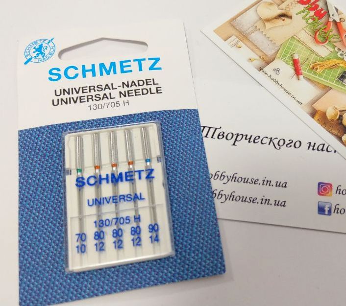 Голки Schmetz Universal асорті 1x70, 3x80, 1x90 арт. 3476