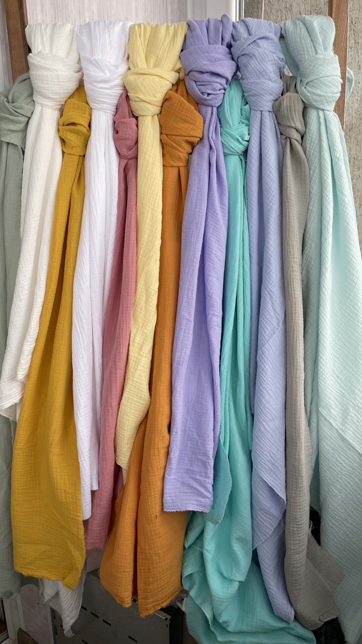 Муслін двошаровий пильна троянда 135 см арт. 3482 - Зображення 2