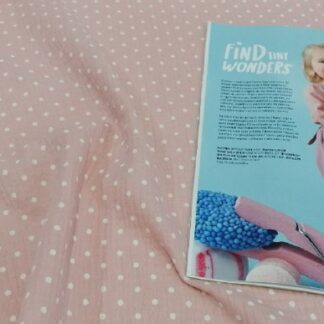 Муслін двошаровий горішки на чайній троянді 140 см арт. 3507