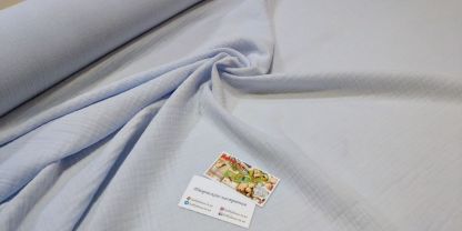 Муслін двошаровий блакитна пудра 135 см арт. 3485