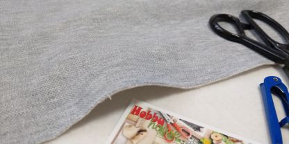 Лакоста з начосом сірий меланж  щ. 450 арт. 3496