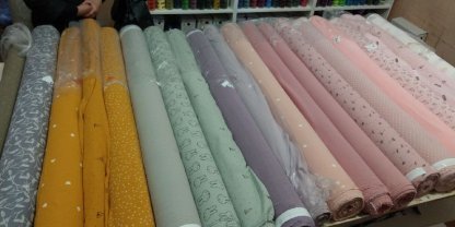 Муслін двошаровий оливково-сірий 135 см арт. 3501 - Зображення 2