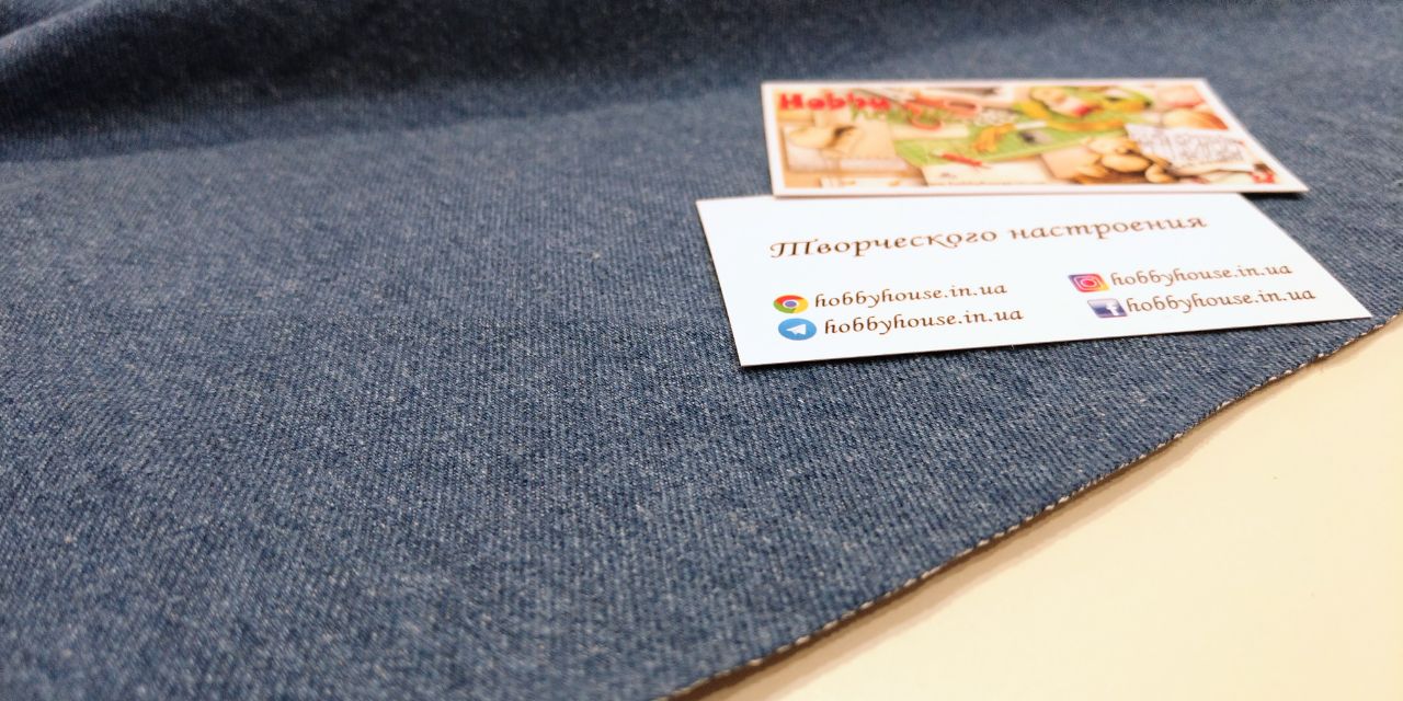 Джинс блакитний 100% бавовна арт. 3538 - Зображення 3