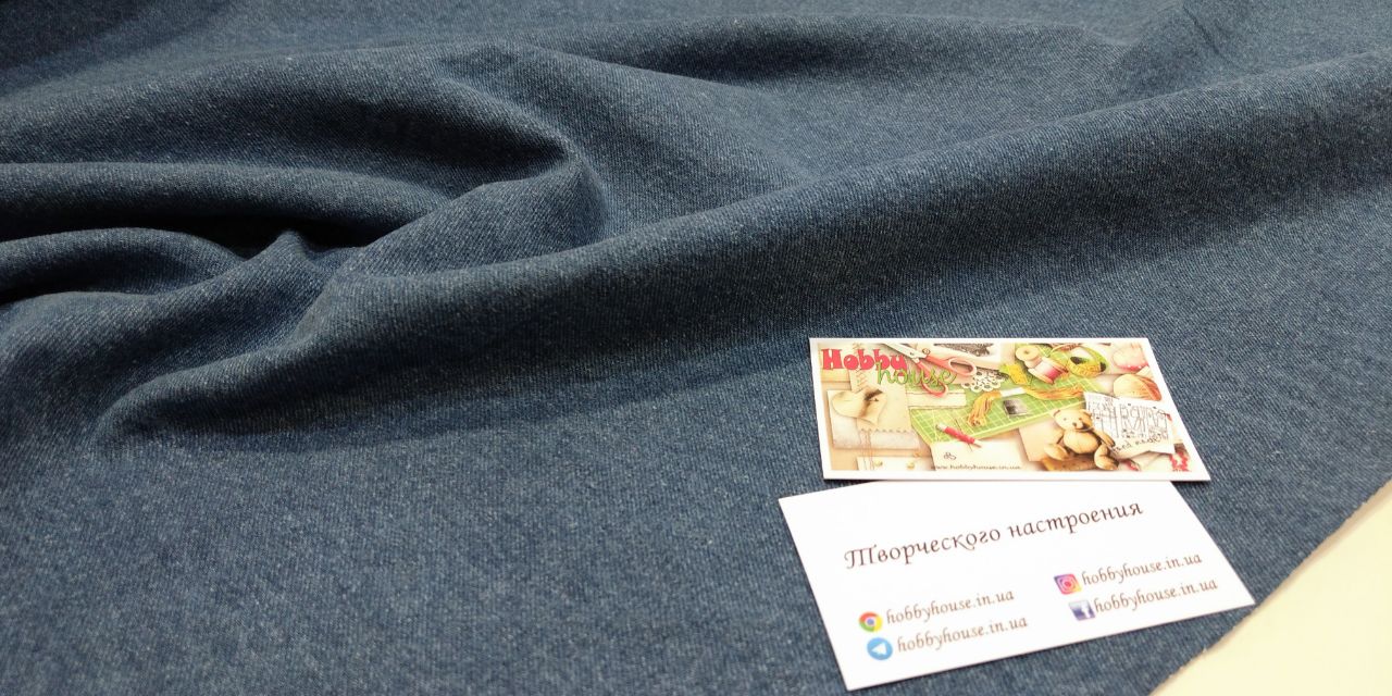 Джинс блакитний 100% бавовна арт. 3538 - Зображення 2