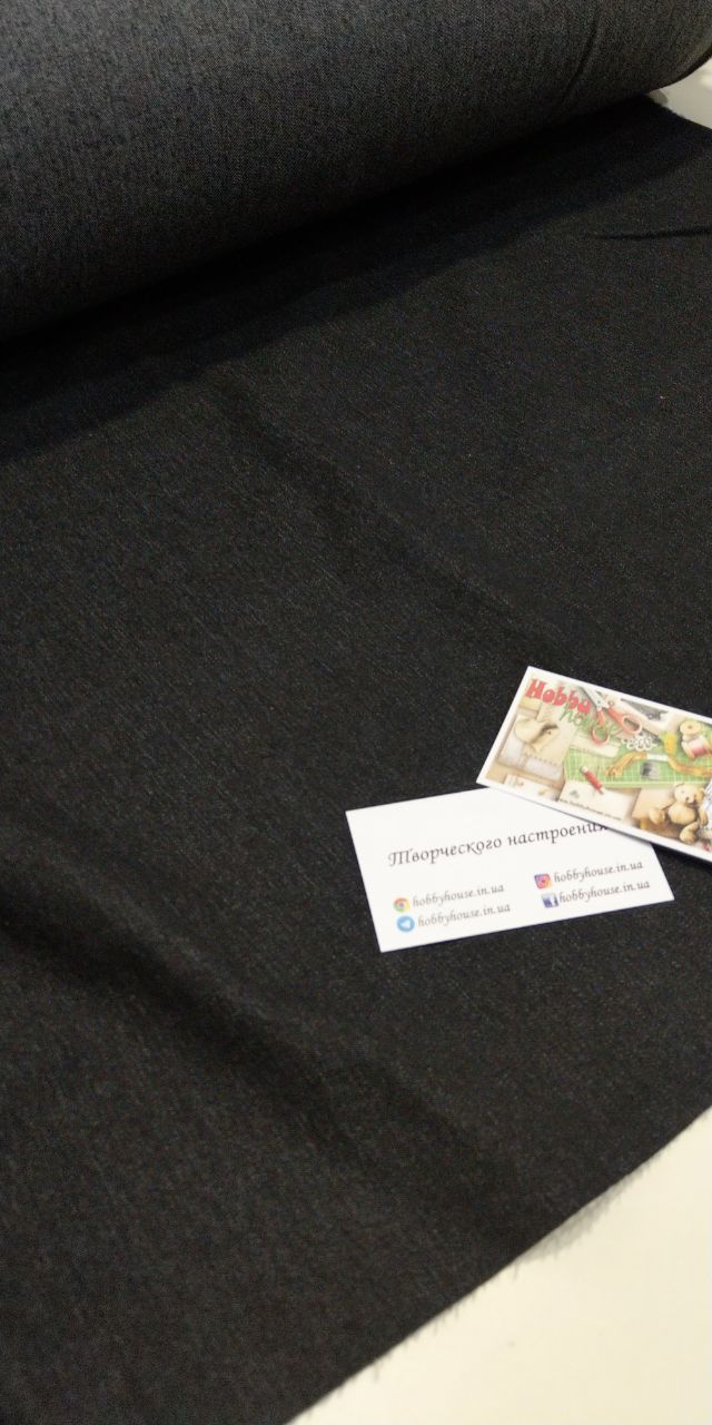 Джинс чорний, бавовна з ел. арт. 3539 - Зображення 4