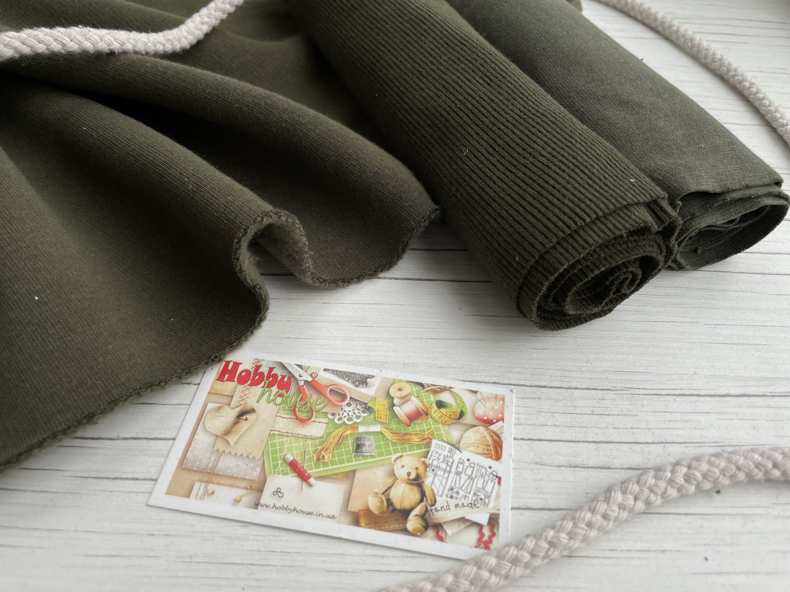 Рібана хакі щ.320 180 см арт 3595 - Зображення 3