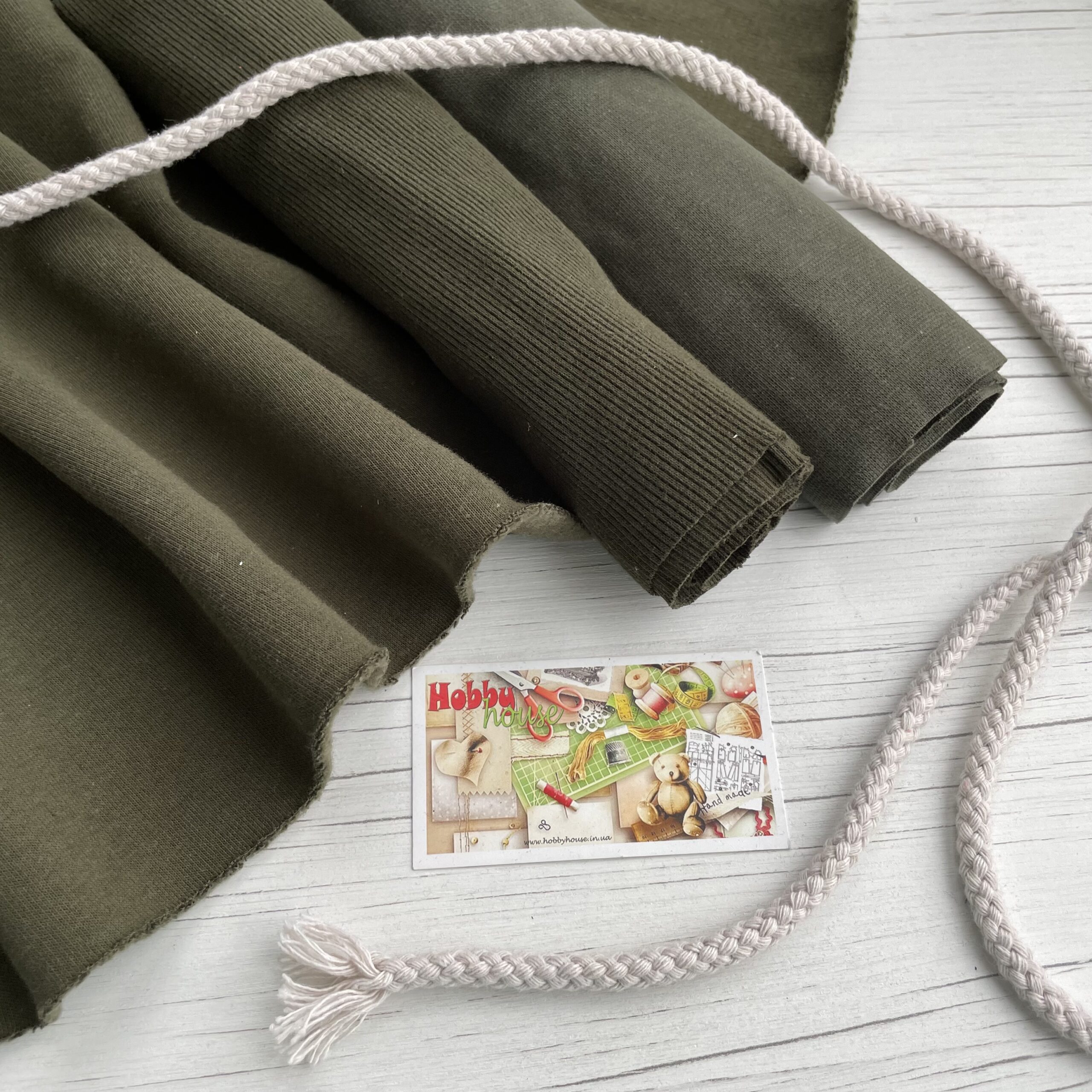 Рібана хакі щ.320 180 см арт 3595 - Зображення 2