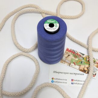 Нитки для шиття Nitex 4000 ярдів 40/2 374 фіолет арт. 3645