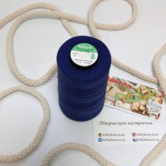 Нитки для шиття Nitex 4000 ярдів 40/2 067 синій арт. 3610