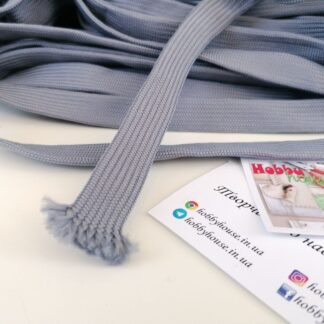 Шнур сірий 1,5 см арт. 3572