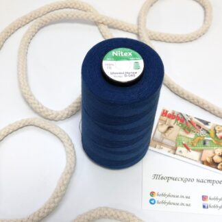 Нитки для шиття Nitex 4000 ярдів 40/2 040 синій арт. 3605